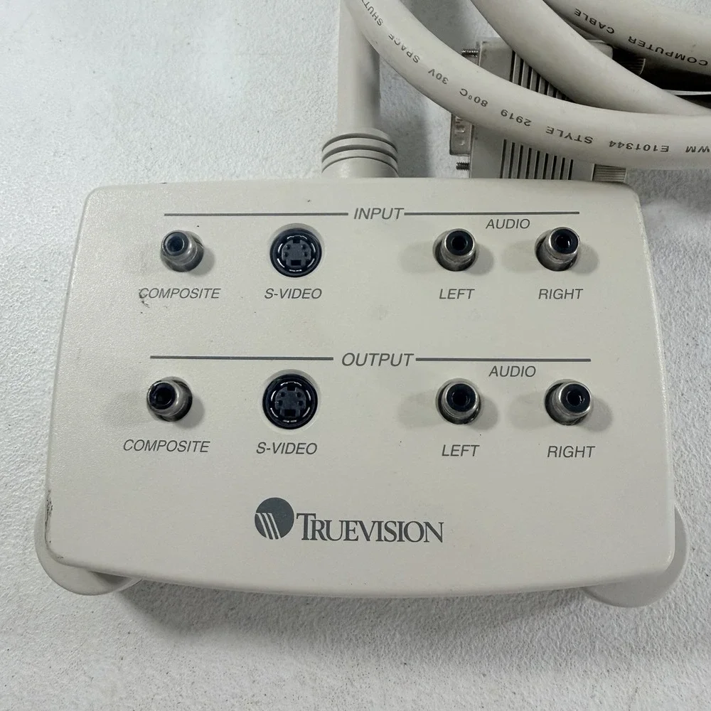 TrueVision Audio & Video Mini Breakout Box 07-0199-00 A D-Sub Connector